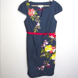 Anthropologie Moulinette Soeurs Embroidered Dress